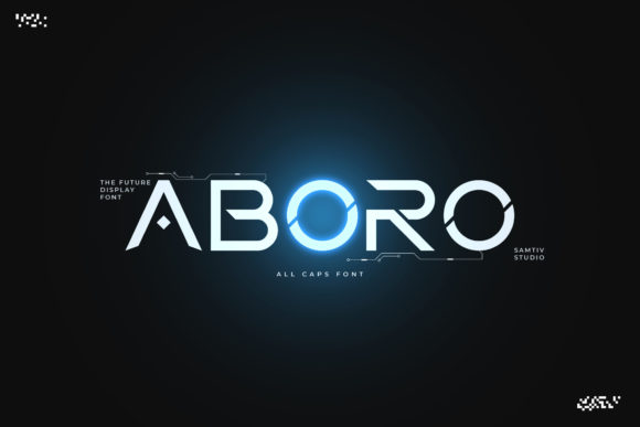 Aboro: A Futuristic Font for Modern Design