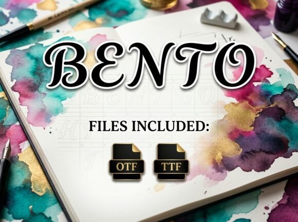 Bento: A Commanding Display Font for Unforgettable Design