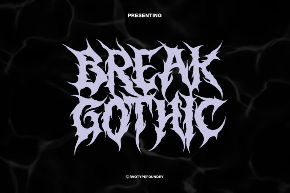 Break Gothic: The Edgy Display Font for Bold Designs