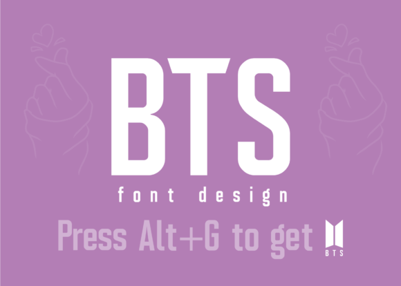 Bts: A Casual Display Font for Effortless Style