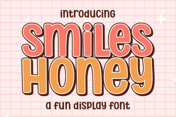 Discover the Groovy Charm of Smiles Honey Font