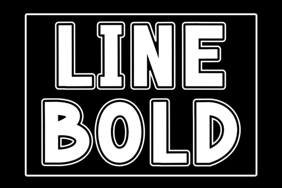 Line Bold: A High-Impact Geometric Display Typeface