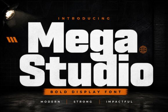 Mega Studio: Commanding Typography for Impactful Design
