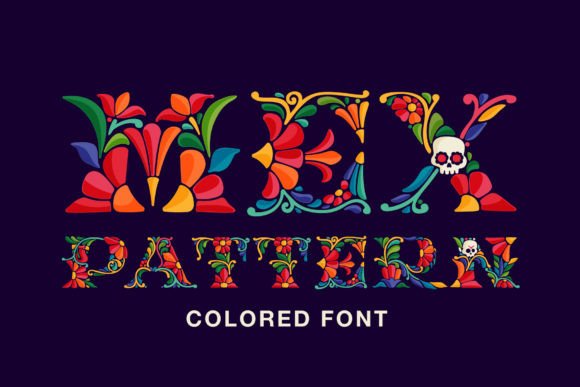 Mexican Pattern: A Vibrant Typeface for Bold Designs