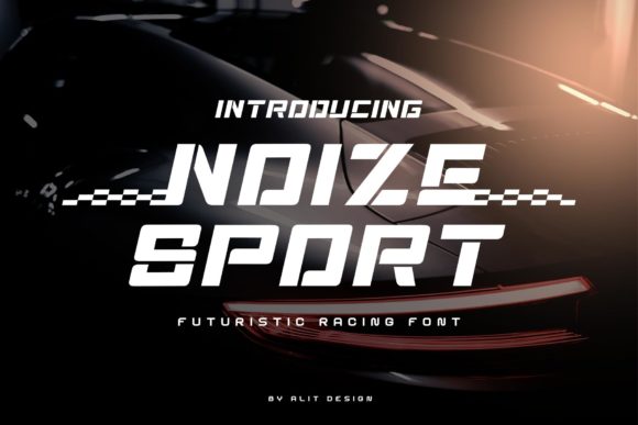 Noize Sport: A Bold Display Font for Dynamic Designs