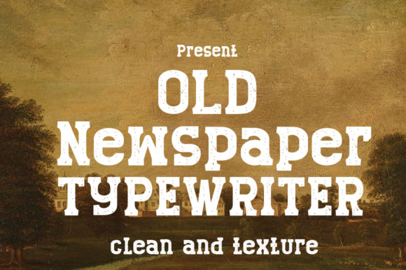 Old Newspaper: A Retro Font for Timeless Designs