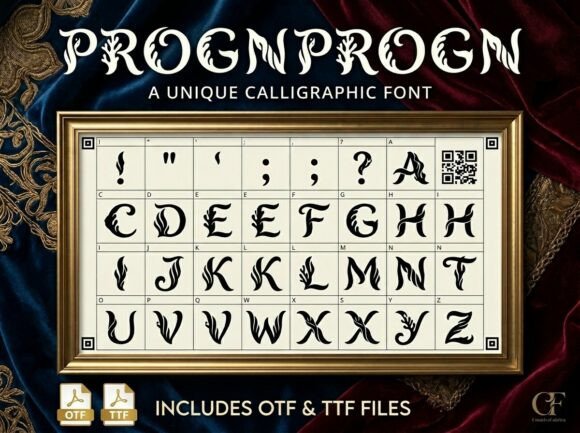 Progn: A Bold Display Font for Creative Impact