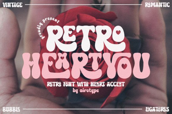 Retro Heart You: A Groovy Font for Modern Designs