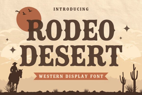 Rodeo Desert: A Bold Western Font for Authentic Design