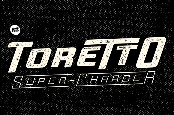 ToreTtO: A Bold Display Font for Action-Packed Design