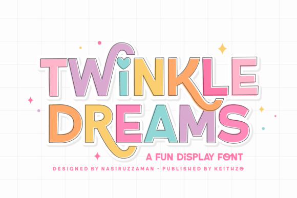Twinkle Dreams: A Playful Font for Joyful Designs