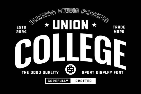 Union College: A Sporty Display Font for Dynamic Branding
